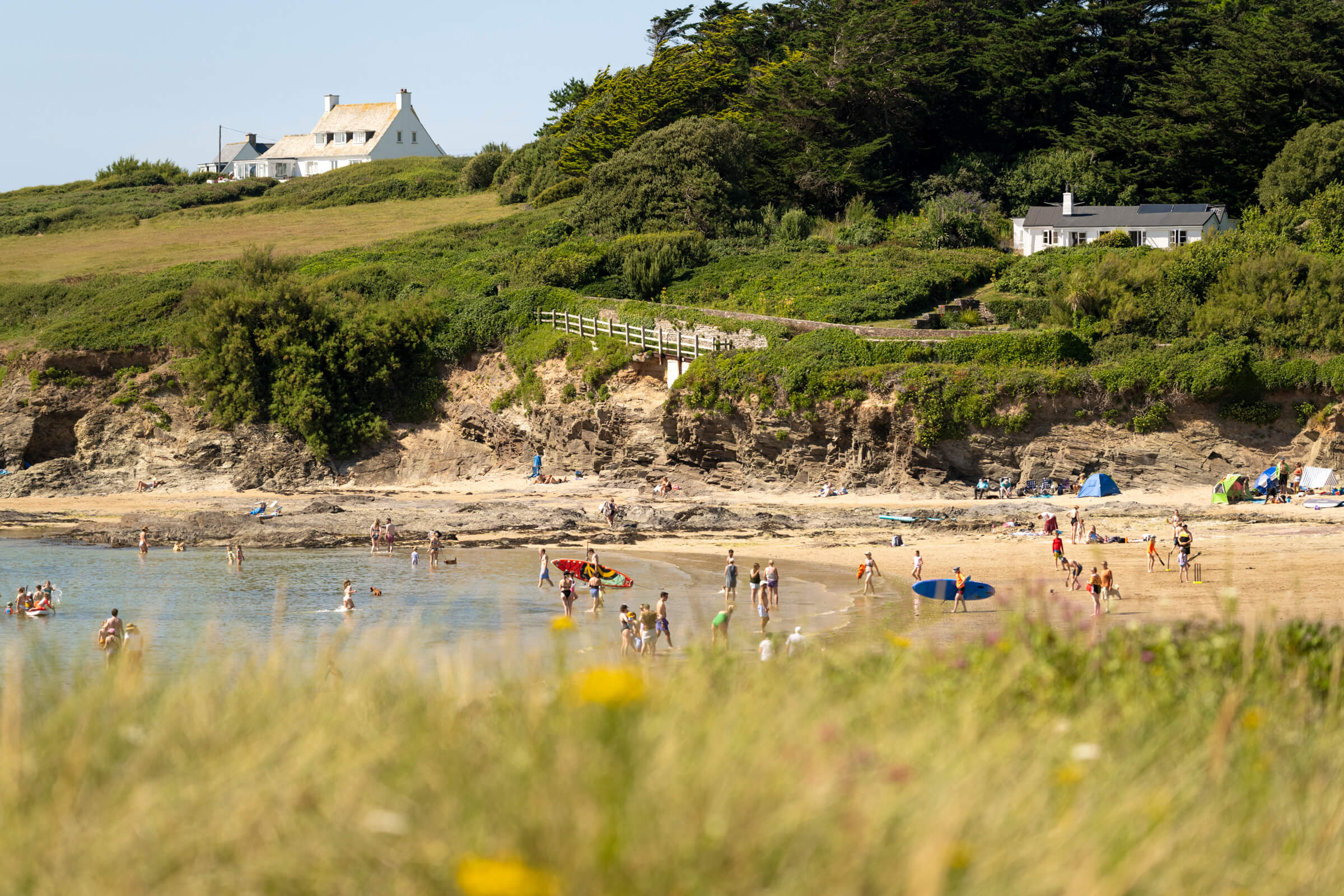 Daymer Bay beach in Cornwall