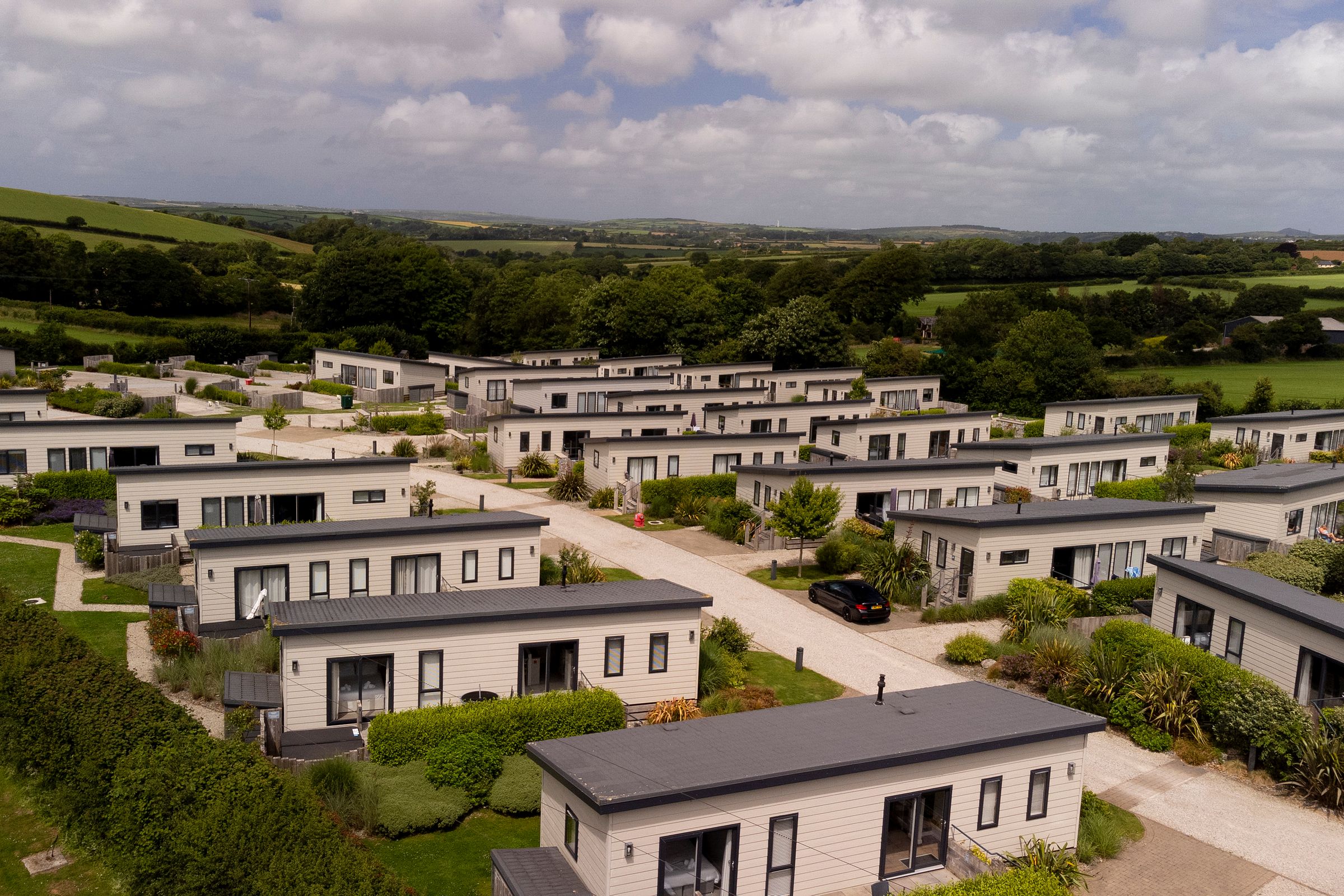 St Mabyn park drone view